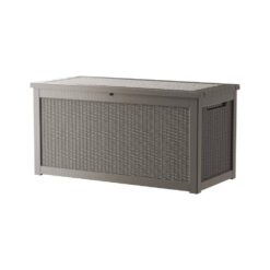 Decksplore 260 Gal. Light Brown Resin Storage Deck Box for Outdoor lndoor