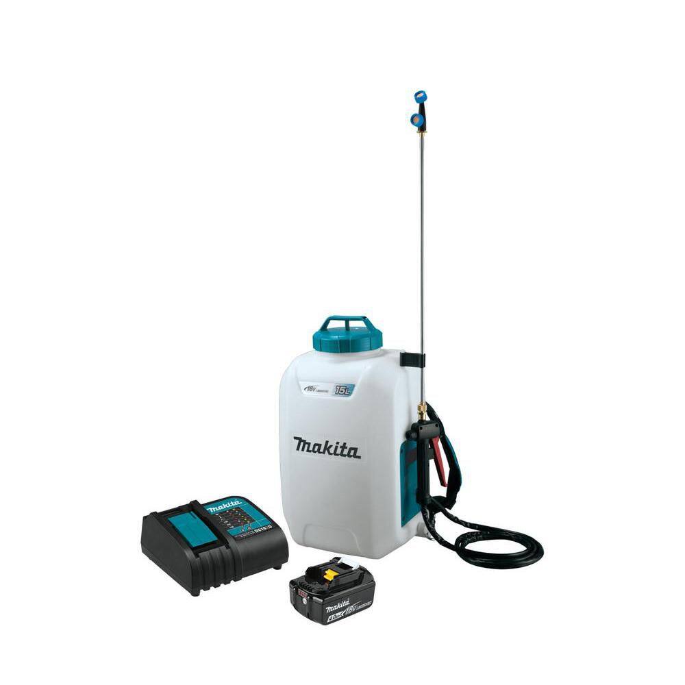 Makita 18V LXT Lithium-Ion Cordless 4 Gal. Backpack Sprayer Kit (4.0Ah)