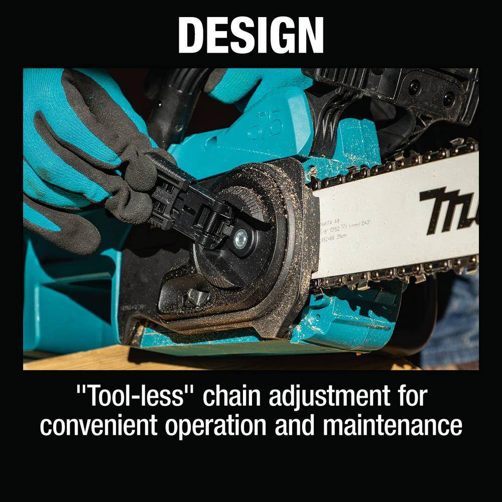Makita LXT 14 in. 18V Lithium-Ion Brushless Battery Electric Chainsaw