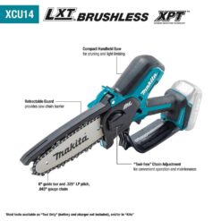 Makita 18V LXT Lithium-Ion Brushless Cordless 6 in. Pruning Saw Kit (2.0Ah)