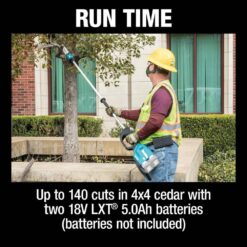Makita LXT 18V X2 (36V) Lithium-Ion Brushless Cordless 10 in. Pole Saw, 8 ft. L (Tool Only)