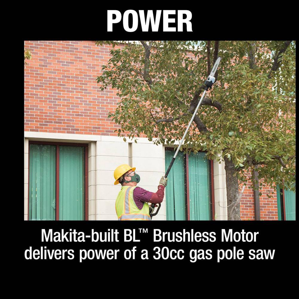 Makita LXT 18V X2 (36V) Lithium-Ion Brushless Cordless 10 in. Pole Saw, 8 ft. L (Tool Only)