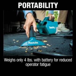 Makita XLC07Z 18V LXT Lithium-Ion Handheld Canister Vacuum, Tool Only