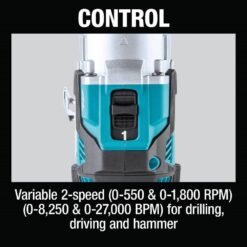 Makita XPH16Z 18-Volt LXT Lithium-Ion Compact Brushless Cordless 1/2 in. Driver-Drill (Tool Only)