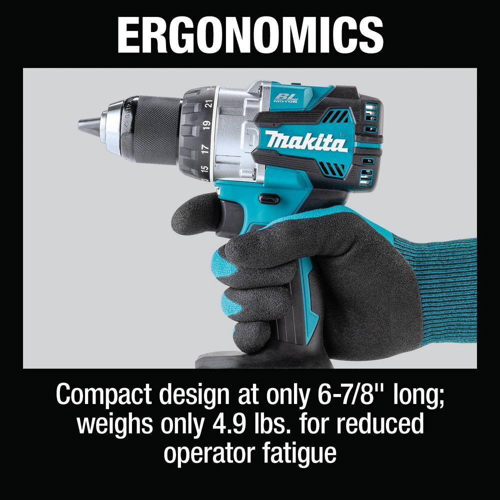 Makita XPH16Z 18-Volt LXT Lithium-Ion Compact Brushless Cordless 1/2 in. Driver-Drill (Tool Only)