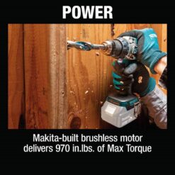 Makita XPH16Z 18-Volt LXT Lithium-Ion Compact Brushless Cordless 1/2 in. Driver-Drill (Tool Only)
