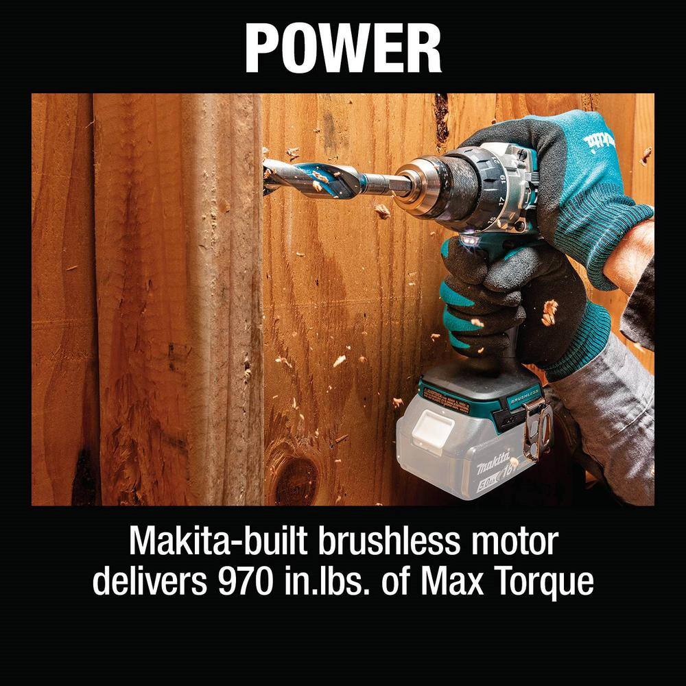 Makita XPH16Z 18-Volt LXT Lithium-Ion Compact Brushless Cordless 1/2 in. Driver-Drill (Tool Only)
