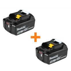 Makita 18V LXT Lithium-Ion High Capacity Battery Pack 5. 0Ah with Fuel Gauge with 18V LXT Lithium-Ion Battery Pack 5. 0Ahq