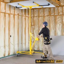MetalTech 48.4 in. x 57 in. x 58 in. Jobsite Series Drywall Panel Hoist Tool, Panel Sheet Carrier for Wall or Ceiling Installation