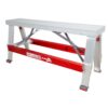MetalTech Buildman 48 in. W x 18 in. D Aluminum Anti-Slip Scaffold Workbench with 500 lbs. Load Capacity