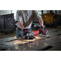 Milwaukee M18 FUEL 18V Lithium-Ion Brushless Cordless 7 in./9 in. Angle Grinder (Tool-Only)