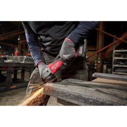 Milwaukee M18 FUEL 18-Volt Lithium-Ion Brushless Cordless 4-1/2 in./5 in. Grinder with Paddle Switch with Wheel