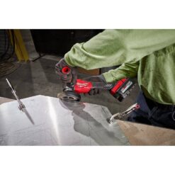 Milwaukee M18 FUEL 18V Lithium-Ion Brushless Cordless 4-1/2 in./5 in. Grinder with Variable Speed & Slide Switch (Tool-Only)