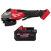 Milwaukee M18 FUEL 18-Volt Lith-Ion Brushless Cordless 4-1/2 in./6 in. Grinder with M18 REDLITHIUM FORGE XC 8.0 Ah Battery