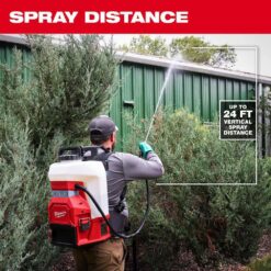 Milwaukee M18 18V 4 Gal. Cordless Battery Powered Backpack Pesticide Sprayer w/Switch Tank Interchangeable Capability (Tool-Only)