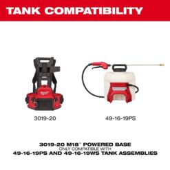 Milwaukee M18 18V 4 Gal. Cordless Battery Powered Backpack Pesticide Sprayer w/Switch Tank Interchangeable Capability (Tool-Only)