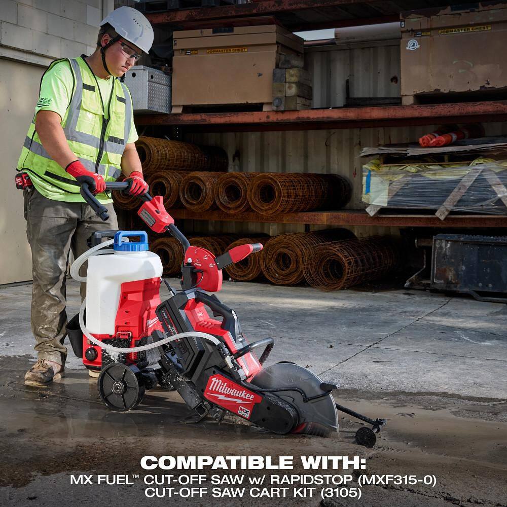 Milwaukee M18 18V 4 Gal. Cordless Battery Powered Water Supply Sprayer Kit w/ Switch Tank Interchangeable Capability