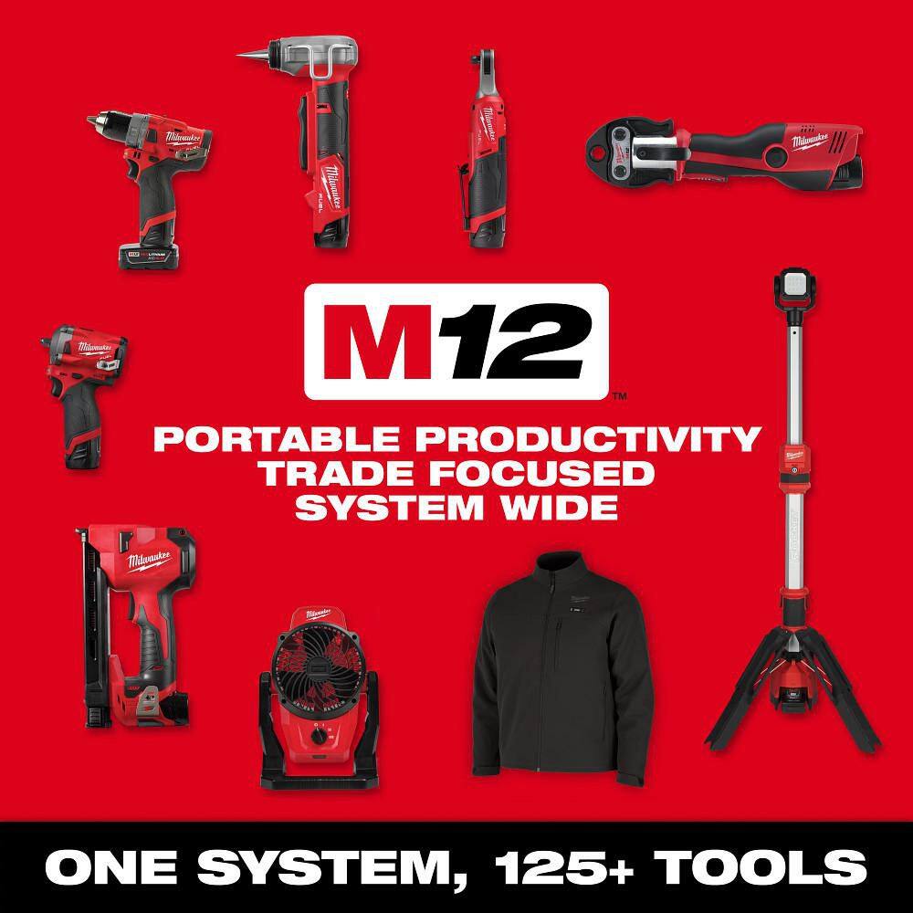 Milwaukee M12 FUEL 6 in. 12V Lithium-Ion Brushless Electric Cordless Battery Pruning Saw HATCHET with 2.5 Ah High Output Battery