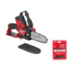Milwaukee M12 FUEL 12V Lithium-Ion Brushless Battery 6 in. HATCHET Chainsaw (Tool-Only) with Extra 6 in. Chain