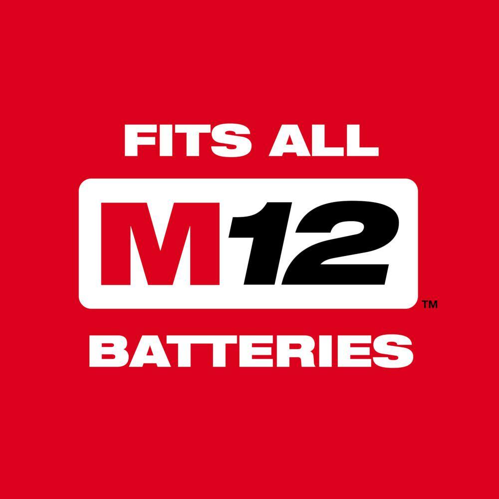 Milwaukee M12 FUEL 6 in. 12V Lithium-Ion Brushless Battery HATCHET Pruning Saw Kit w/4.0 Ah Battery, Charger & Extra Chain