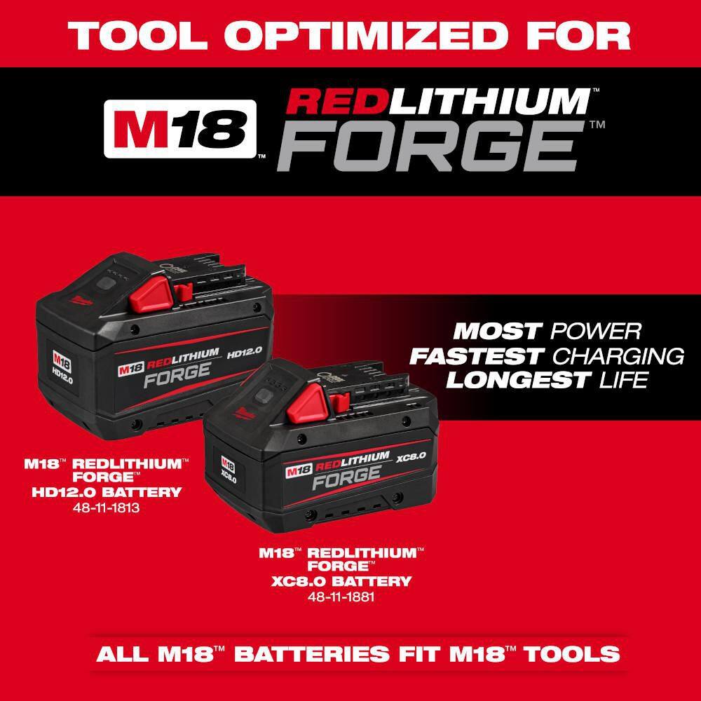 Milwaukee M18 FUEL 18V 16 in. Brushless Cordless Battery Powered Chainsaw with (1) 12.0 Ah FORGE Battery