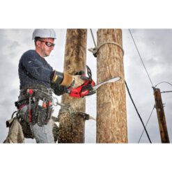 Milwaukee M18 FUEL 14 in. Top Handle 18V Lithium-Ion Brushless Cordless Chainsaw w/14 in. Top Handle Chainsaw Chain, & Case