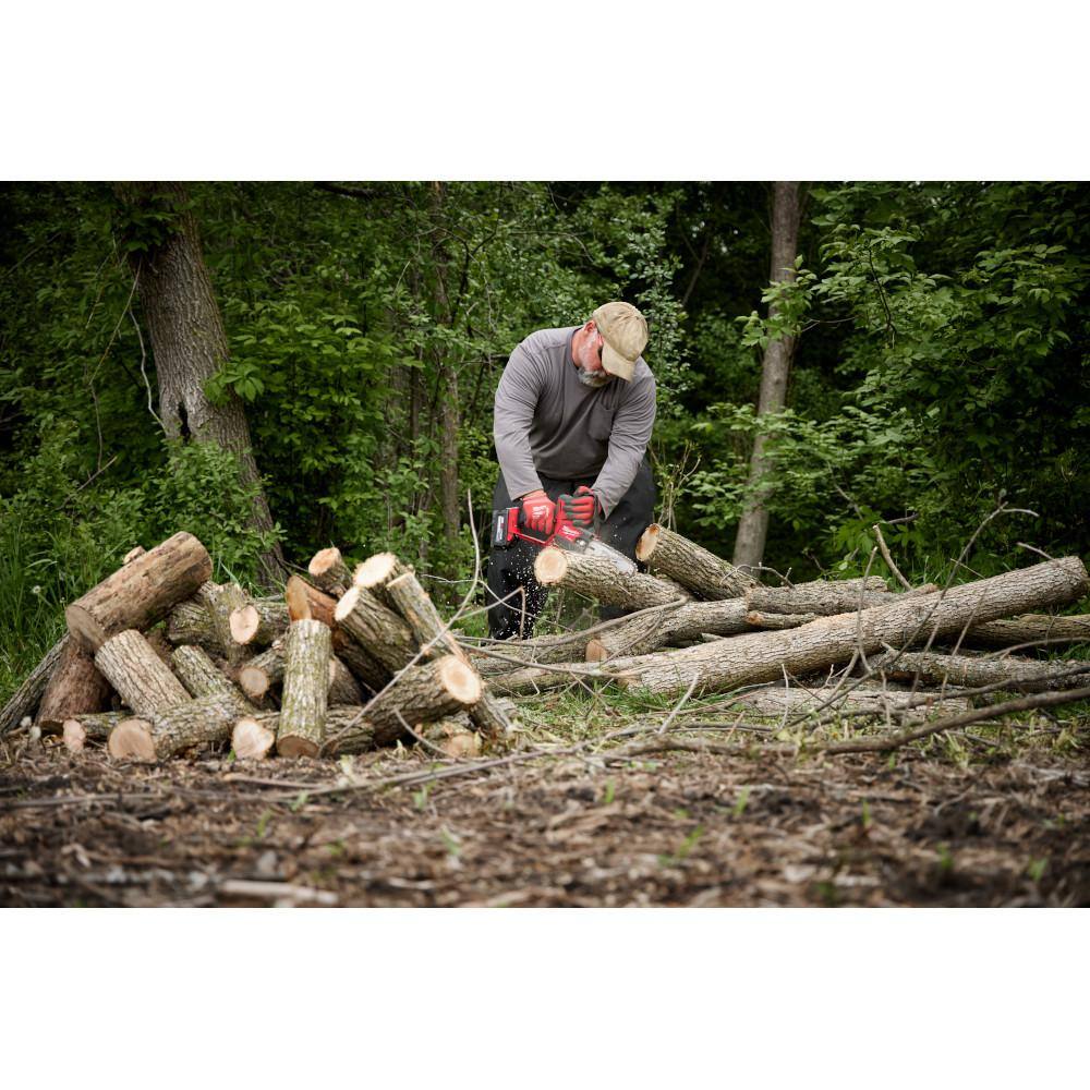 Milwaukee M18 FUEL 8 in. 18V Lithium-Ion Brushless HATCHET Pruning Saw Kit with (2) 6.0 Ah High Output Battery and Charger