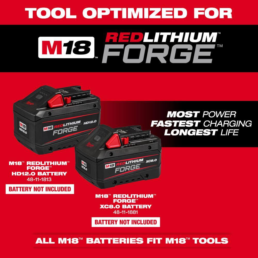 Milwaukee M18 FUEL 18V 10 in. Brushless Cordless Battery Powered QUIK-LOK Pole Saw w/ String Trimmer Attachment