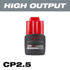 Milwaukee M12 FUEL 12V Lithium-Ion Brushless Cordless 1/4 in. Straight Die Grinder w/CP High Output 2.5 Ah Battery Pack
