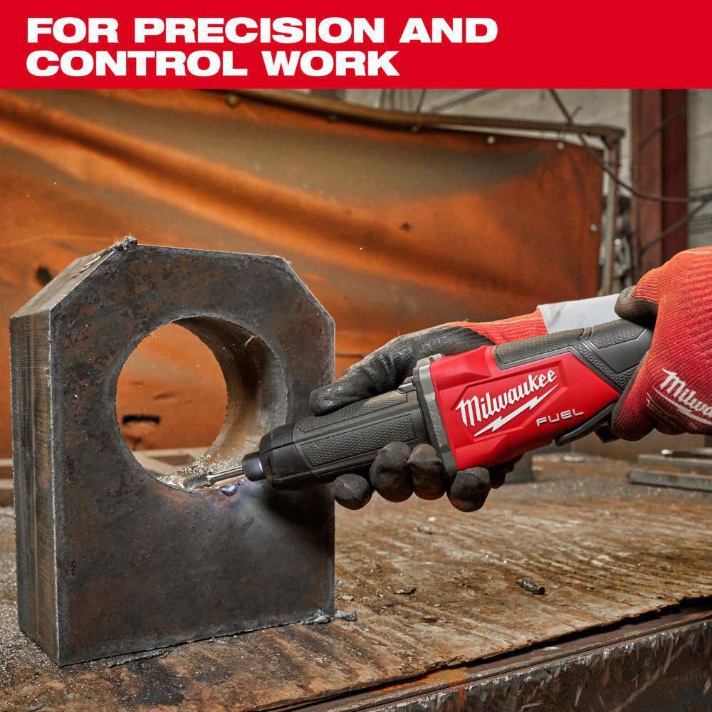 Milwaukee M18 FUEL 18V Lithium-Ion Brushless Cordless 2-3 in. Variable Speed Die Grinder Paddle Switch w/One-Key (Tool-Only)