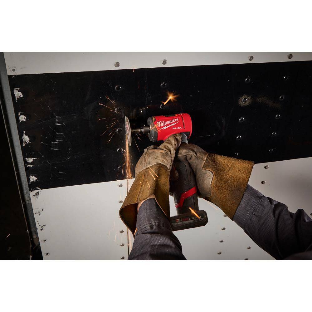 Milwaukee M12 FUEL 12V Lithium-Ion Brushless Cordless 1/4 in. Right Angle Die Grinder (Tool-Only)