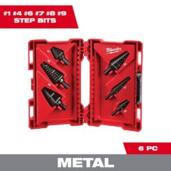 Milwaukee Black Oxide Step Drill Bit Set (6-Piece)