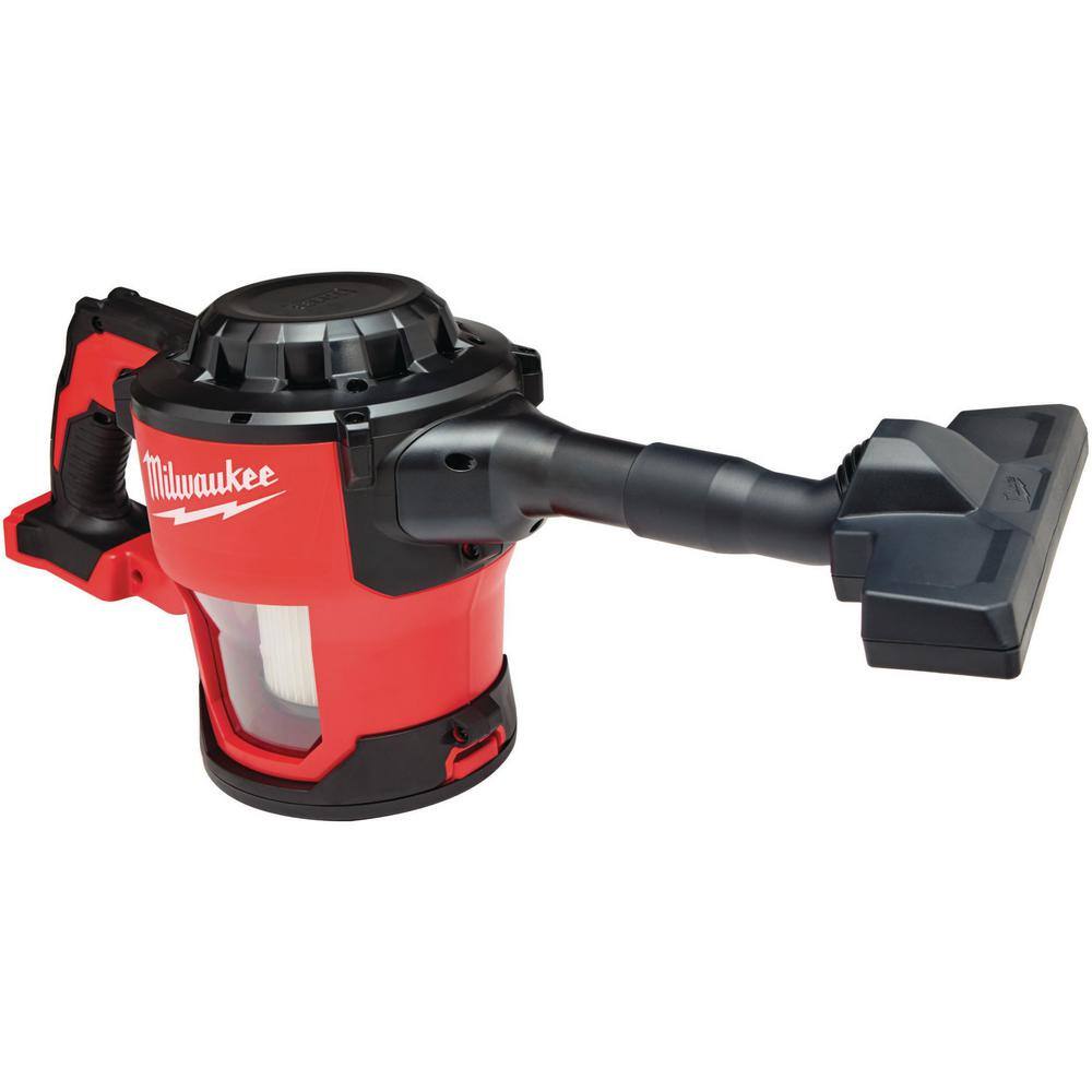 Milwaukee M18 18-Volt Lithium-Ion Cordless Compact Vacuum W/ 3.0Ah Battery and Charger