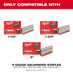 Milwaukee M18 FUEL 18-Volt Lithium-Ion Brushless Cordless Utility Fencing Stapler (Tool-Only)