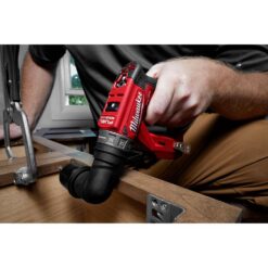 Milwaukee M12 FUEL 12V Lithium-Ion Brushless Cordless 4-in-1 Installation 3/8 in. Drill Driver Kit W/M12 Rocket Stand Light