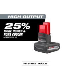 Milwaukee M12 FUEL 12V Lithium-Ion Brushless Cordless 4-in-1 Installation 3/8 in. Drill Driver Kit w/XC High Output 5.0Ah Battery
