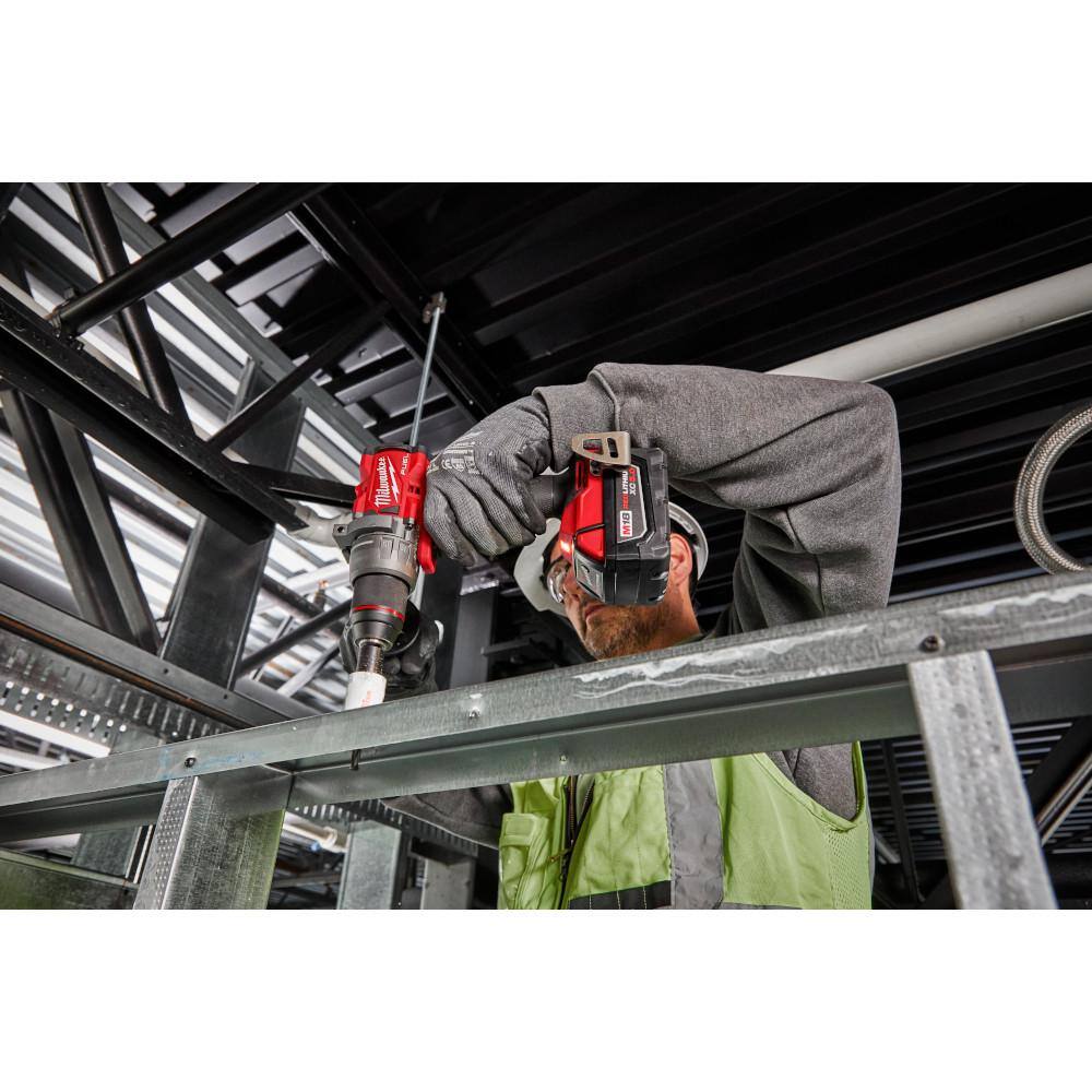 Milwaukee M18 FUEL 18V Lithium-Ion Brushless Cordless 1/2 in. Drill/Driver with XC 5.0 Ah Battery