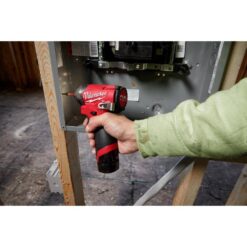 Milwaukee M12 FUEL 12-Volt Lithium-Ion Brushless Cordless 1/2 in. Drill Driver Kit with M12 LED Flood Light