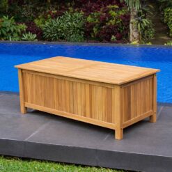 Cambridge Casual Cambridge Casual Heaton 48 Gal. Teak Wood Outdoor Storage Deck Box