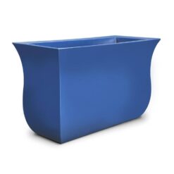 Mayne Valencia 36 in. x 16 in. x 22 in. Neptune Blue Long Polyethylene Planter