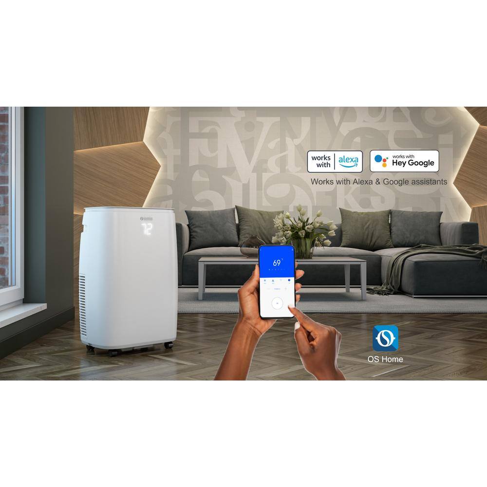 OLIMPIA SPLENDID 14,000 BTU (10,000 BTU DOE) 115-Volt Wi-Fi Portable Air Conditioner w/ Dehumidifier Upto 500 sq. ft.