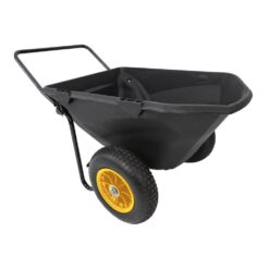 Polar Trailer 7 cu. ft. Heavy Duty Utility Yard Garden Wheelbarrow Cub Cart