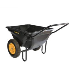 Polar Trailer 7 cu. ft. Heavy Duty Utility Yard Garden Wheelbarrow Cub Cart
