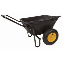 Polar Trailer 7 cu. ft. Heavy Duty Utility Yard Garden Wheelbarrow Cub Cart