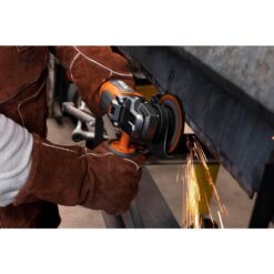 RIDGID 18V 6.0 Ah MAX Output Lithium-Ion Batteries (2-Pack) with 18V Brushless Cordless 4-1/2