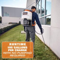 RIDGID 18-Volt Cordless Battery 4 Gal. Backpack Chemical Sprayer (Tool Only)