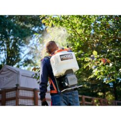 RIDGID 18-Volt Cordless Battery 4 Gal. Backpack Chemical Sprayer (Tool Only)