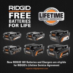 RIDGID 18V 6.0 Ah MAX Output Lithium-Ion Batteries (2-Pack)