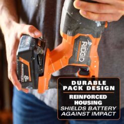 RIDGID 18V 8.0 Ah Max Output EXP Lithium-Ion Battery (2-Pack)