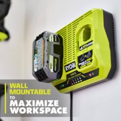 RYOBI ONE+ HP 18V (2) 4.0 Ah HIGH PERFORMANCE Batteries, 2.0 Ah HIGH PERFORMANCE Battery, and Dual-Port Charger Starter Kit